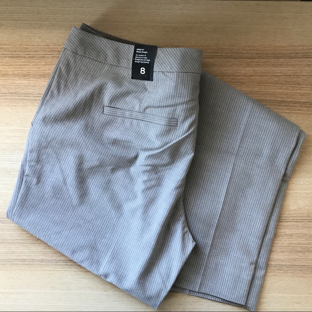 NWT The Limited Pinstripe Straight Leg Dress Pant